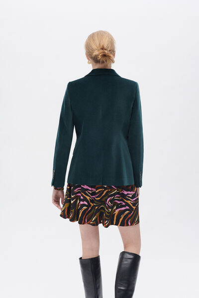 blazer aurora vert fonce femme