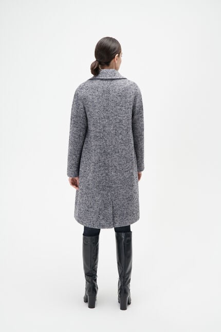 Manteau gusto bleu marine femme