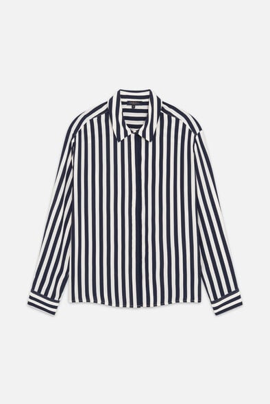 camisa caby azul marino mujer Camisa Caby azul marino mujer