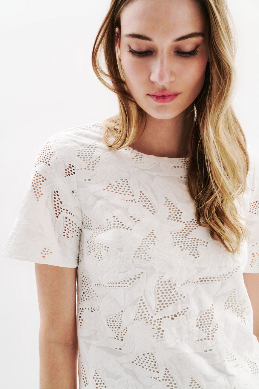 Robe Rcalvie ecru femme
