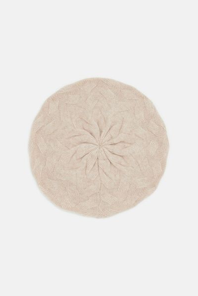 Beret berra beige femme