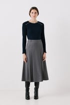 jasper skirt dark grey woman