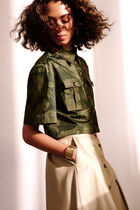 Jane skirt khaki green woman