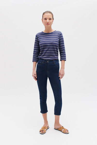 t-shirt clotilde bleu marine femme