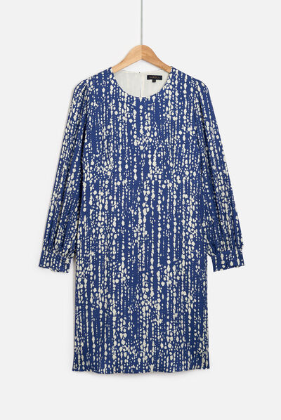 robe nikita motif bleu femme
