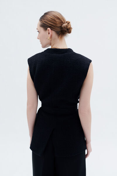 Giacca vani nero donna
