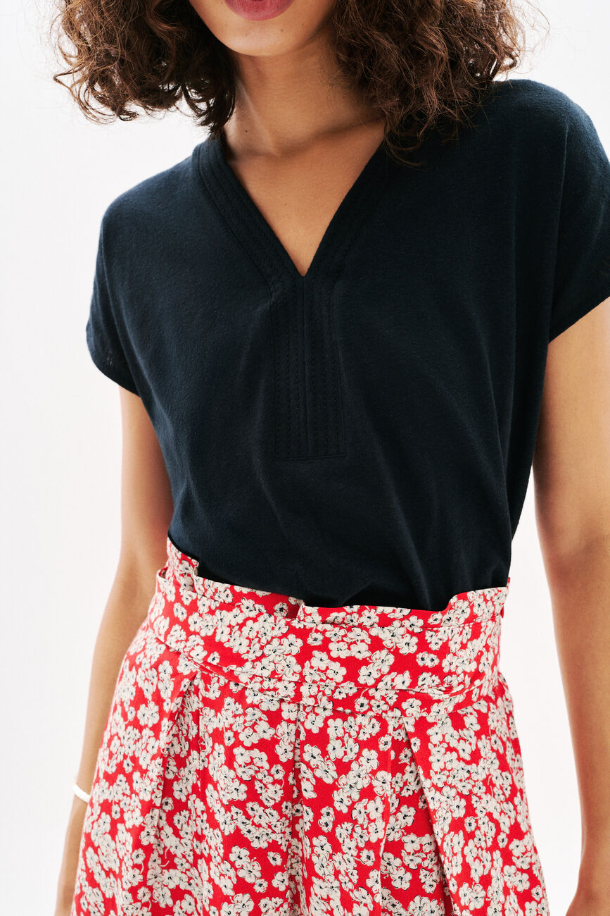 Pantalon Patrice rouge femme