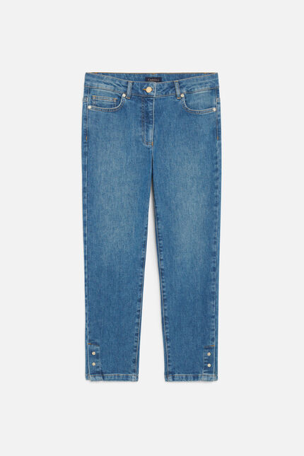 Pantacourt palebi denim stone femme