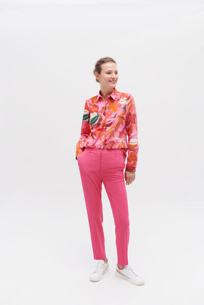 Camicia Samba Pop rosa fucsia donna