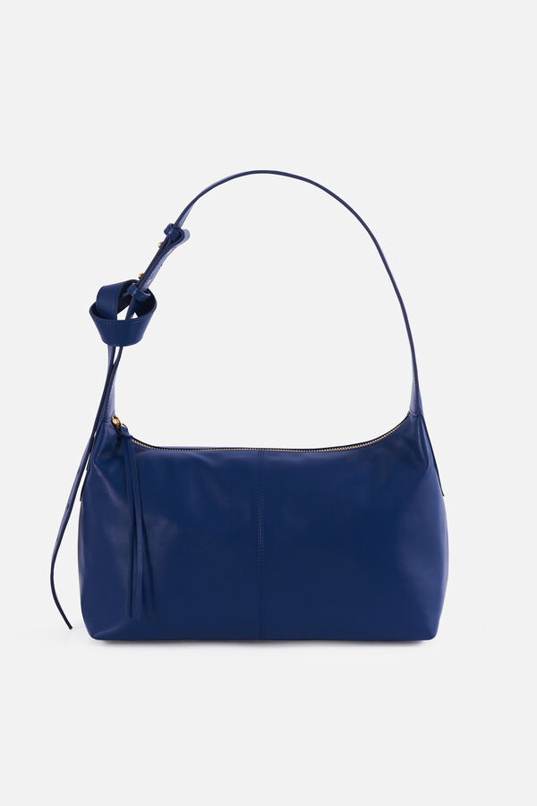 Soane en cuir naturel tas bleu foncé vrouw