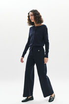 Mpaloma vest navy blue woman