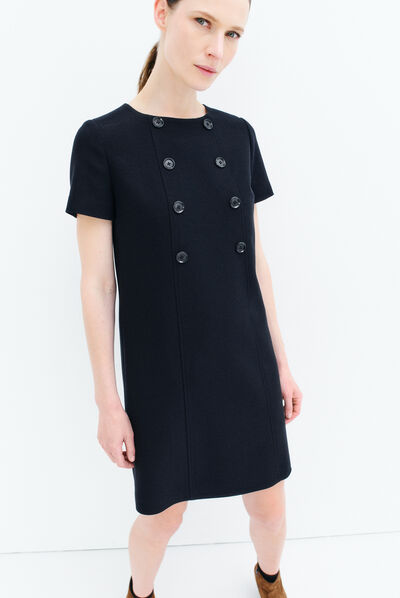 robe saphir bleu marine femme