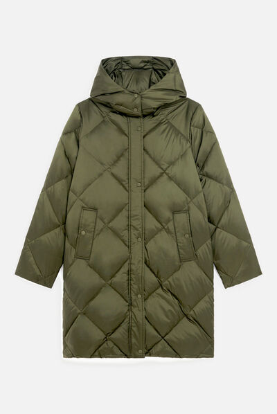 Doudoune gavone vert clair femme