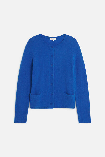 Gilet maurane bleu electrique femme