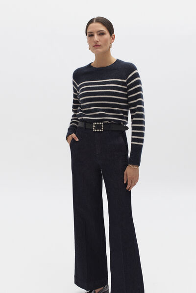 pantalon gigi denim double stone femme