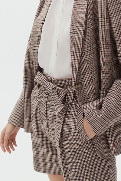 blazer charly bordeaux femme