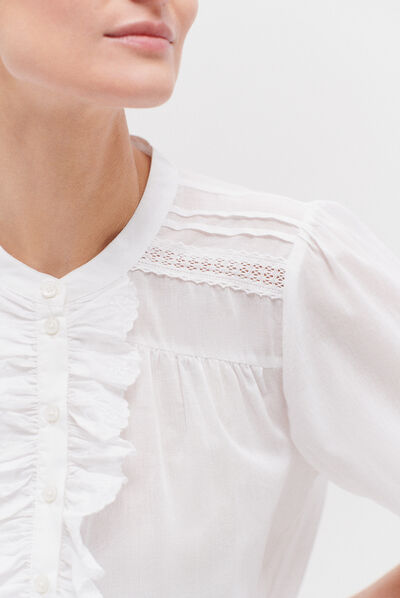 Chemise bella blanc femme