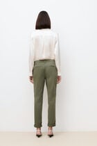 Adelmo pants khaki green woman