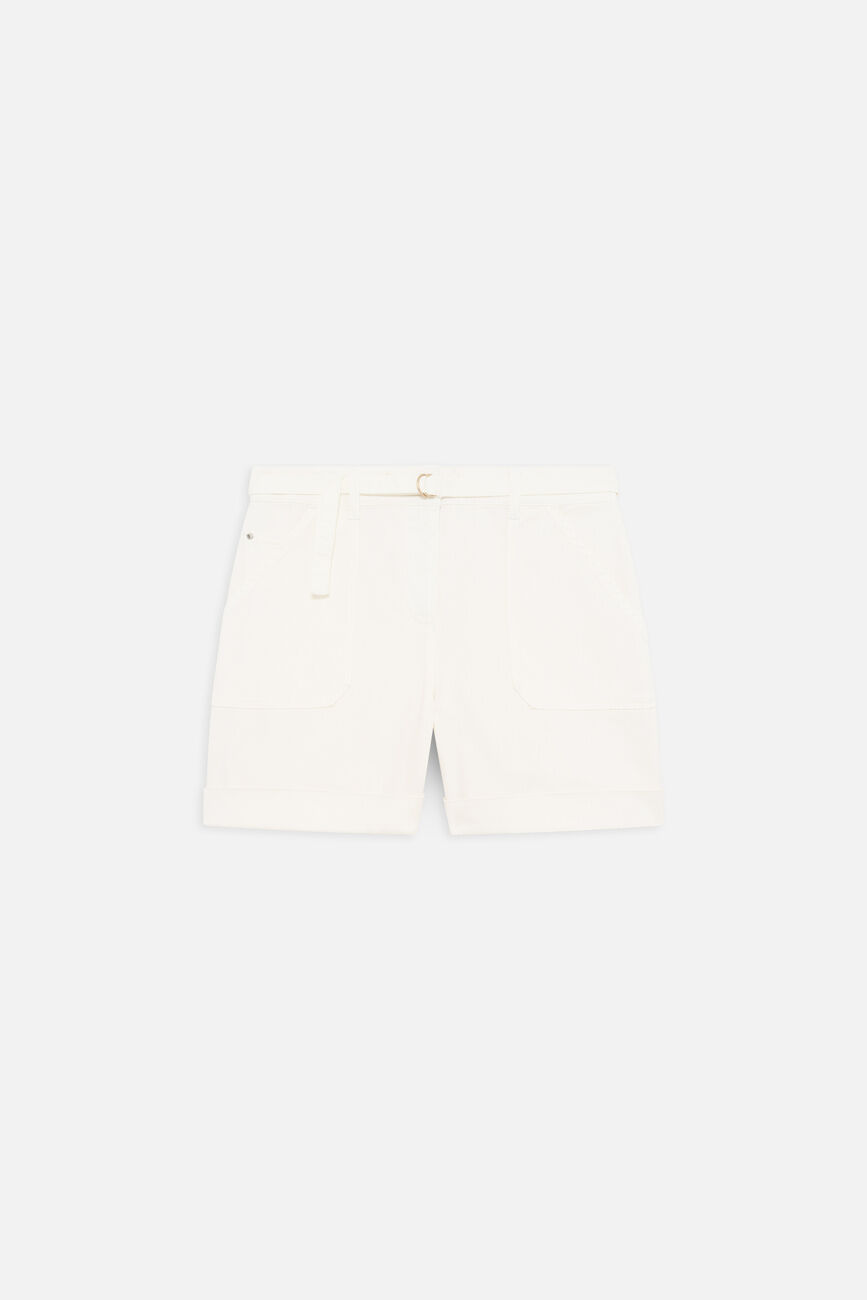 Short Sitano blanc femme