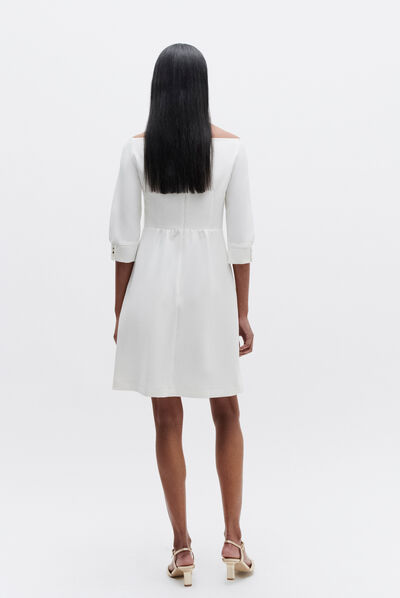 Robe mars blanc femme