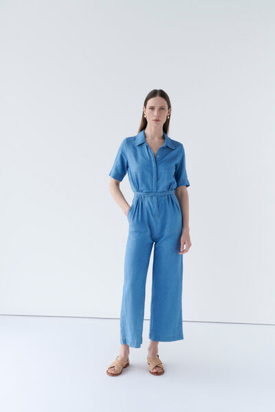 Combinaison belpasso bleu ciel femme