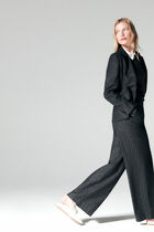Pants pambre dark grey woman