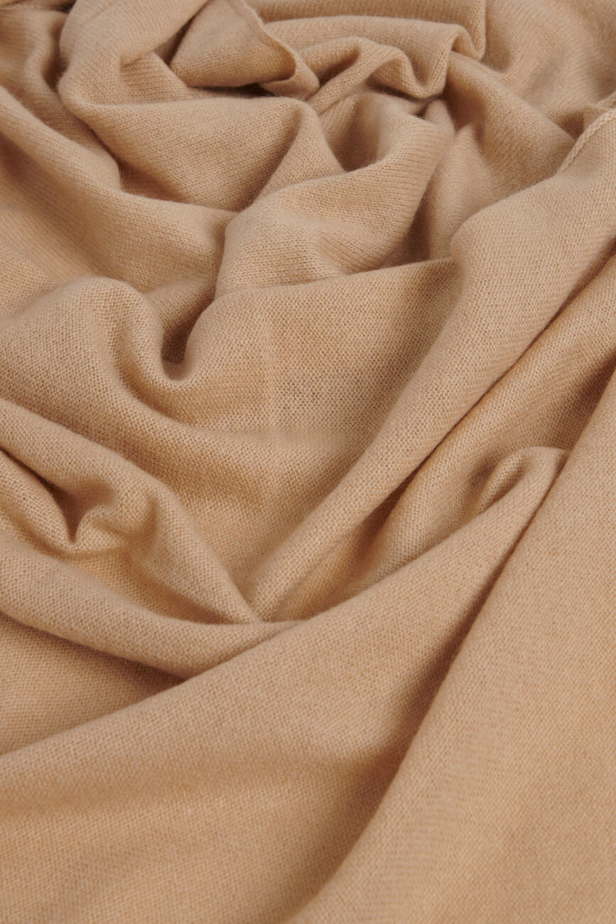 Echarpe mabel 100% cachemire camel femme