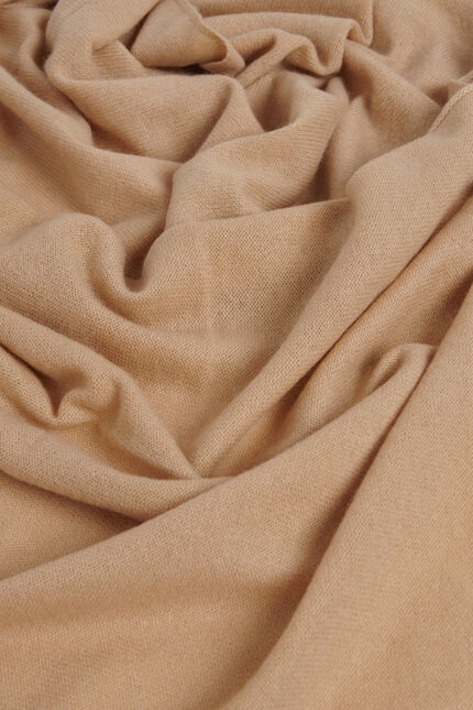 Echarpe mabel 100% cachemire camel femme