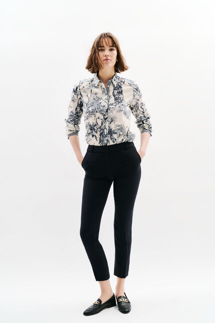 Cjess Hemd marineblau damen
