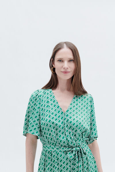 Robe rmarilou vert menthe femme