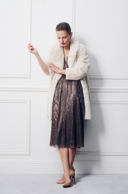 Robe rguesta couleur cuivre femme