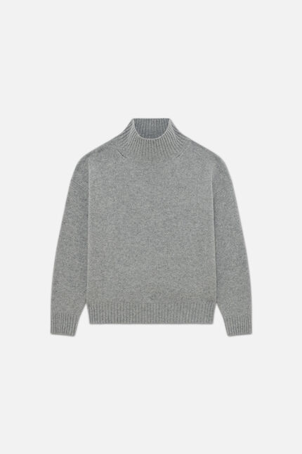 Pull Mgaspard made in Italy gris femme