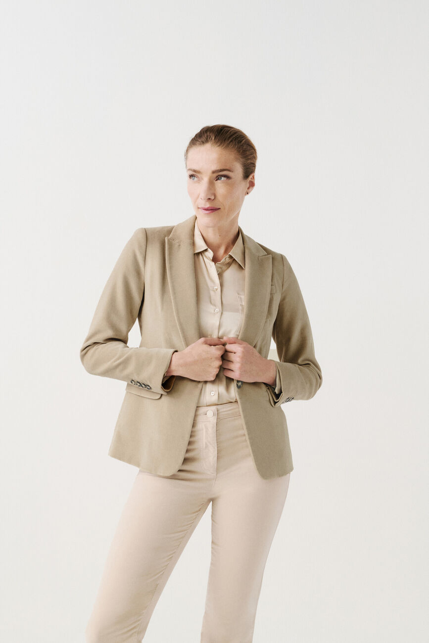 blazer aurora beige femme