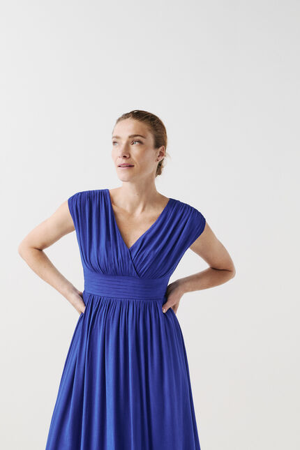 blauw turquoise vrouw