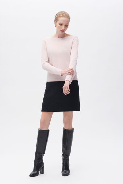 Pull zoan rose pastel femme