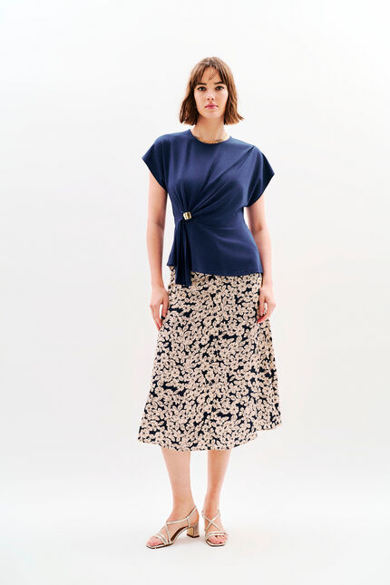 T-shirt Thys bleu foncé damen