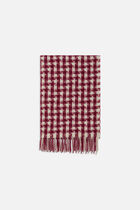 Mariana scarf dark red woman