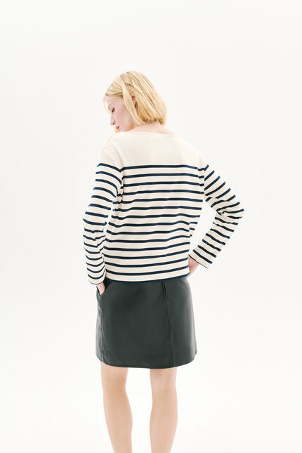 T-shirt Tcassandre bleu marine femme