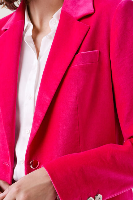 Blazer vambre rose femme