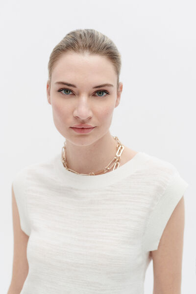 Pul moceane blanc femme