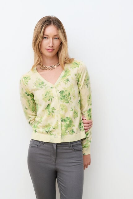Pull Mveronica vert anis femme