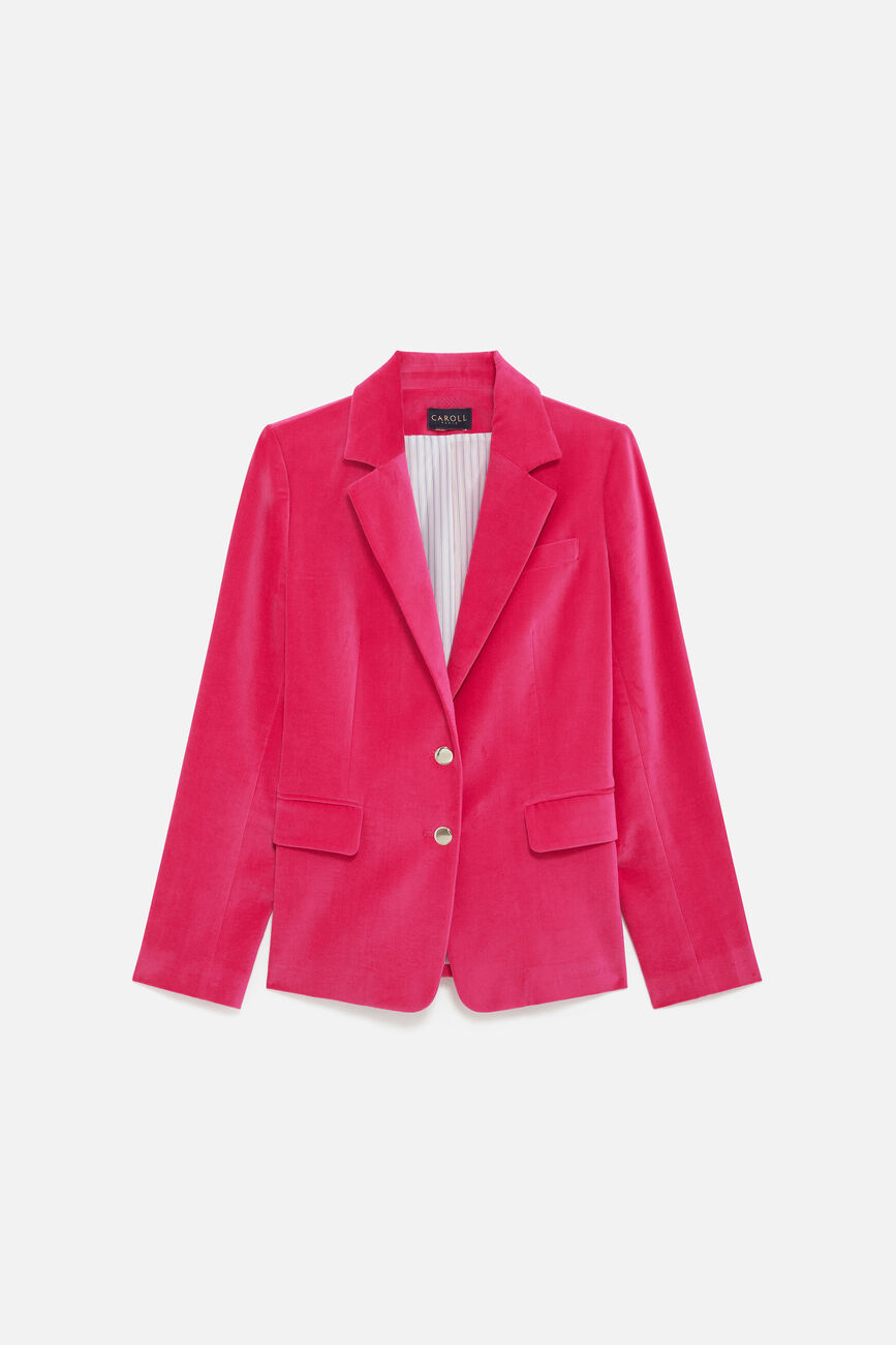 Blazer vambre rose femme