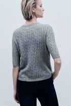 Mtheodore sweater made in Italy grey woman