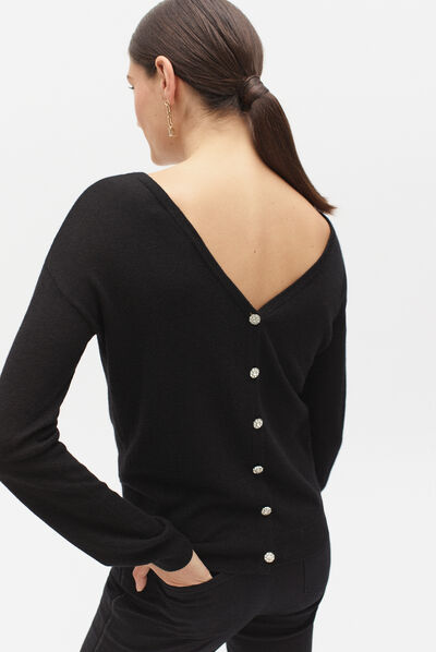 pull lilia noir femme