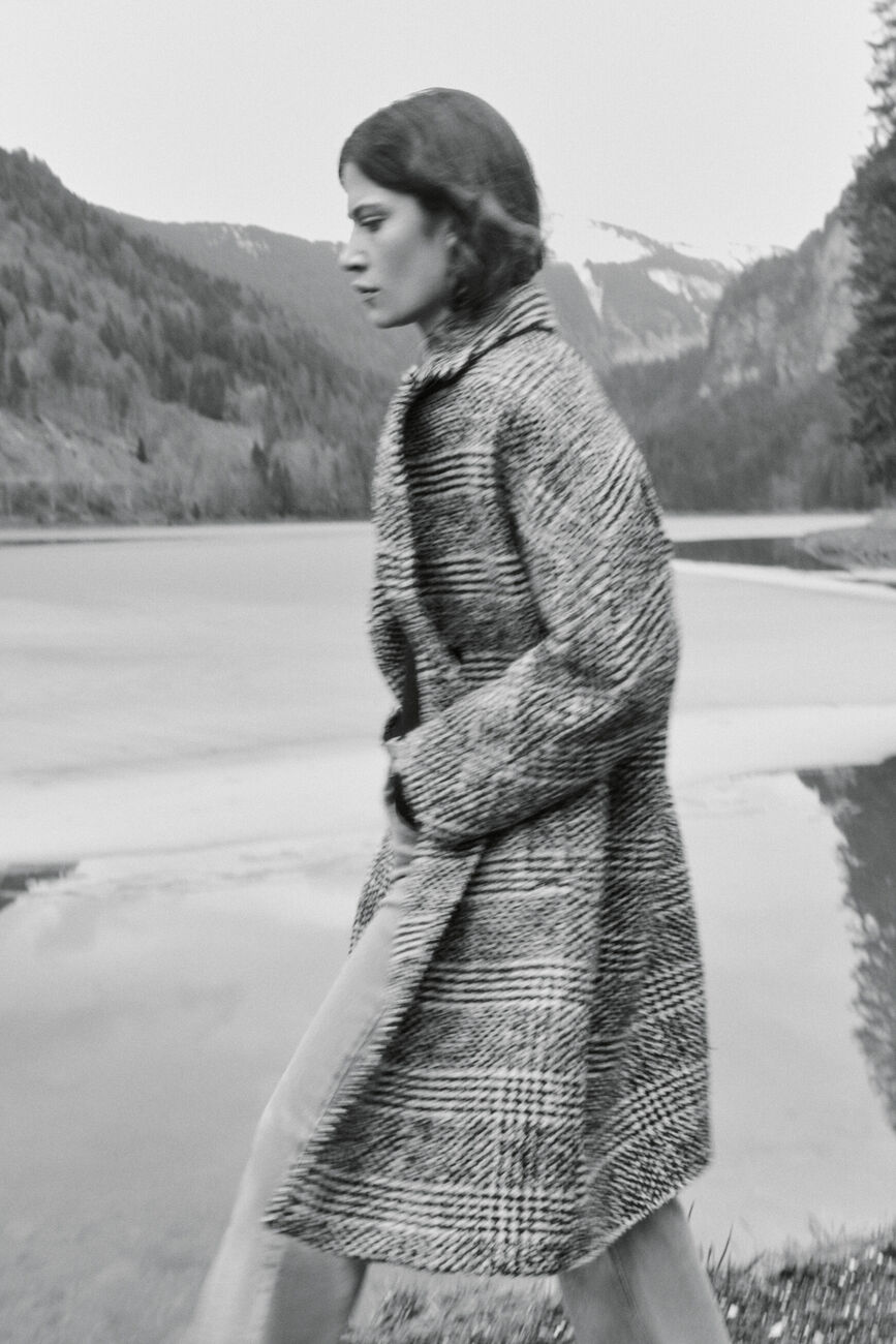 Genie coat dark grey woman