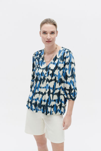 Blouse cfrido denim baby bleu femme