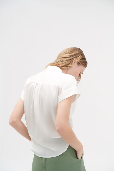 chemisier tiana ivoire femme