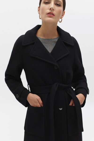 manteau quentin noir femme