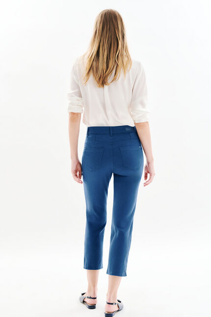 Pantalón pirata mason denim piedra mujer