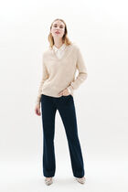 Msavanna sweater light grey woman
